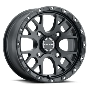 Vision Wheel ATV – 545 ROCKER – Black – 14″x7″ 13mm – All weather Wheels – 545-147110SB44
